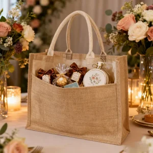 custom burlap tote bags