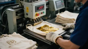 corporate logo printed totes