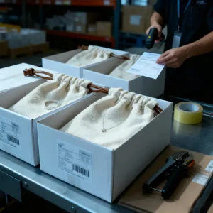 personalized drawstring jewelry bags