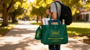 packable shopping tote