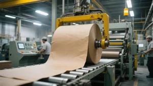 flat handle brown paper bags