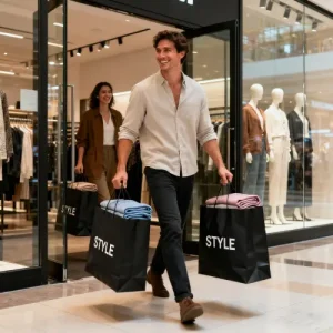 custom paper bags with logo for retail stores