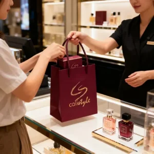 luxury custom paper bags with logo