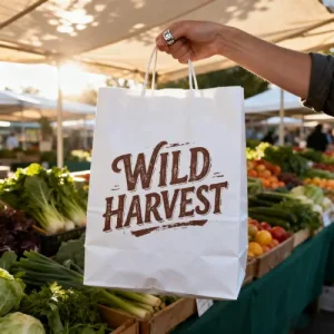 custom printed paper bags for food packaging