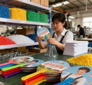 Plastic Printed Hand Fans