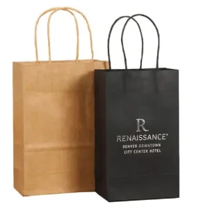 printed paper bags with handles