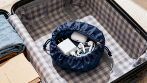 logo printed drawstring bags