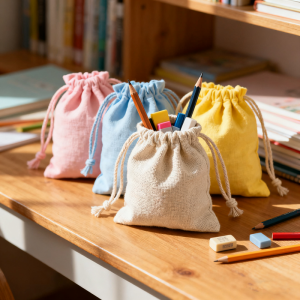 corporate promotional drawstring