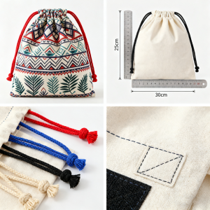 custom sports drawstring bags