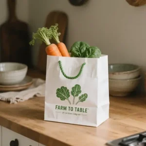 luxury printed paper bags.