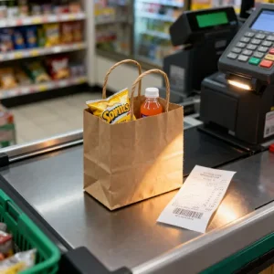 small paper bags for food and bakery items