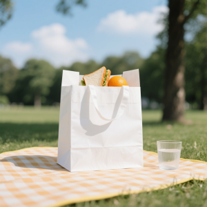 flat handle paper bags